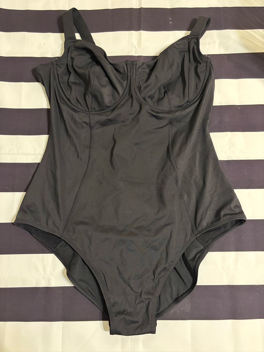 BNWT TA3 Lifty Shape Wear One Piece Swimsuit 3X Regular Long D/DD